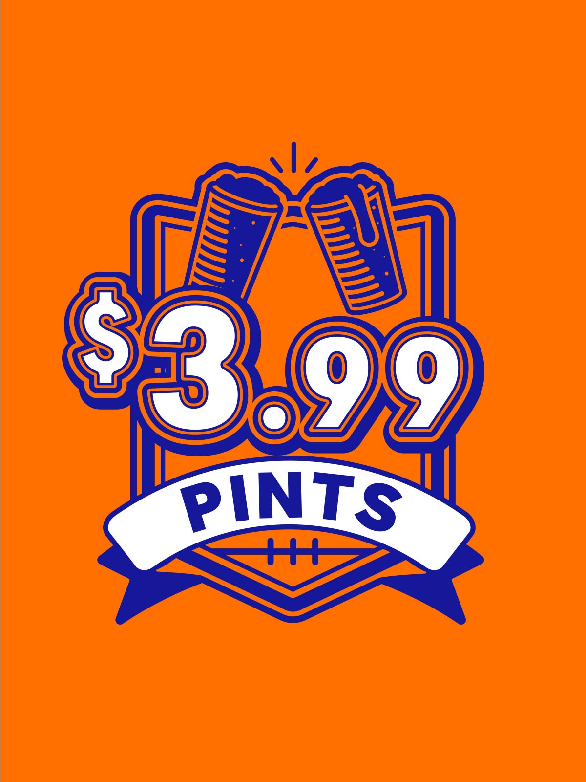 $3.99 Pints / All You Can Eat Wings