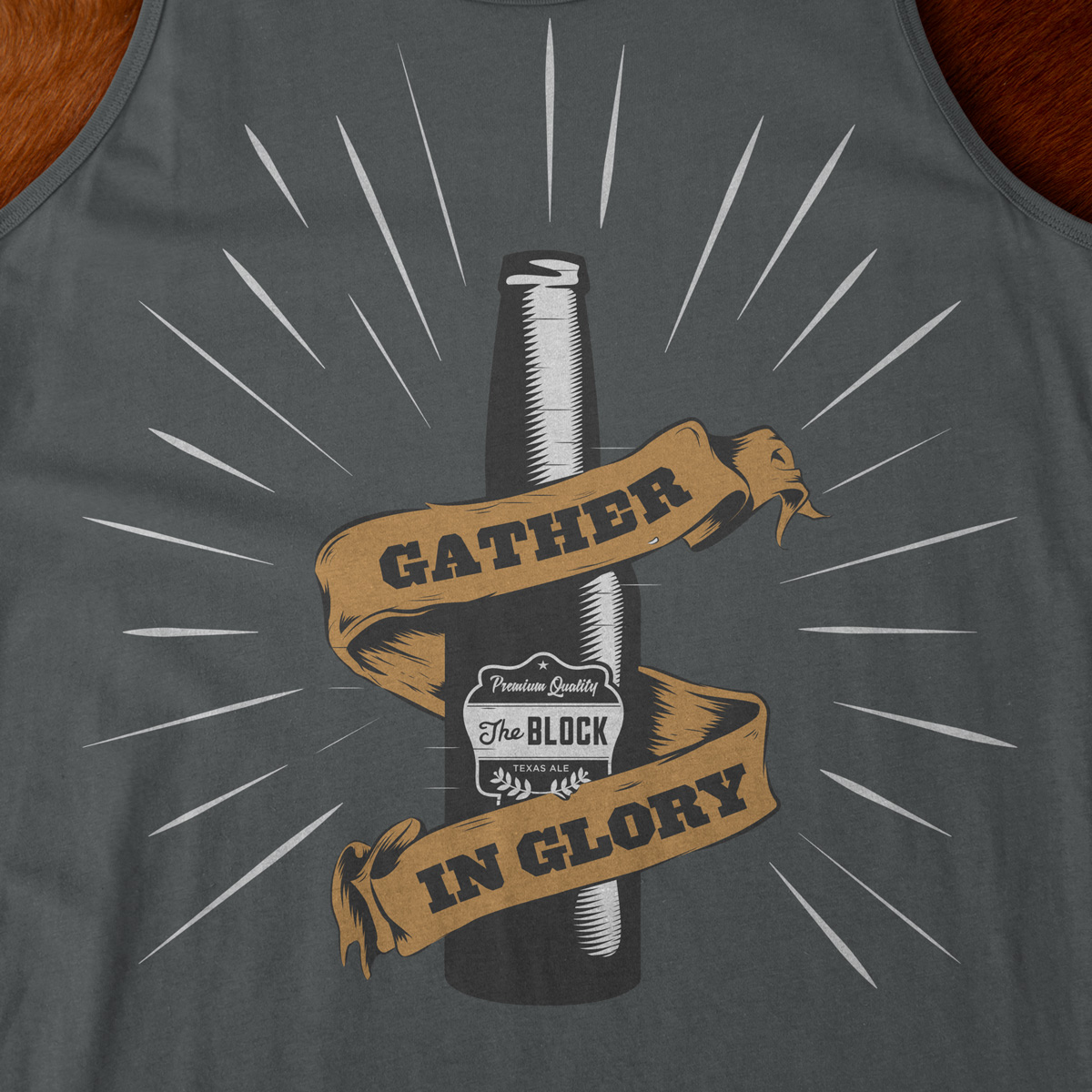 The Block Gather In Glory Tank - Detail